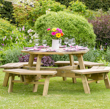 Alex Octagon Picnic Table