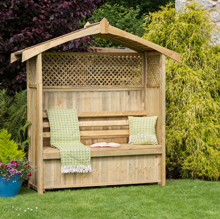 Hampshire Arbour with Storage Box