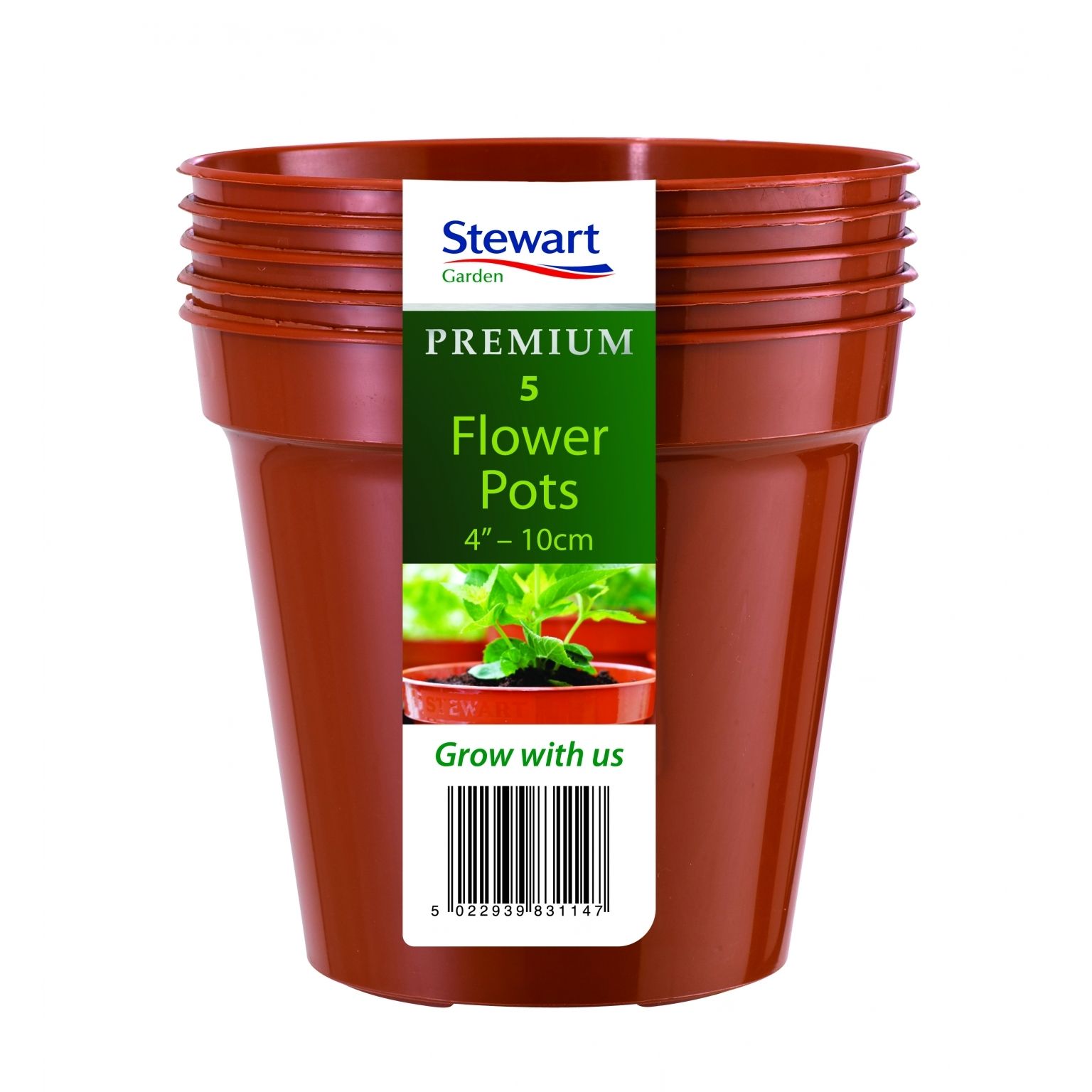 10cm (4") Flower Pot x5 (MultiPacks) Welland Vale Garden