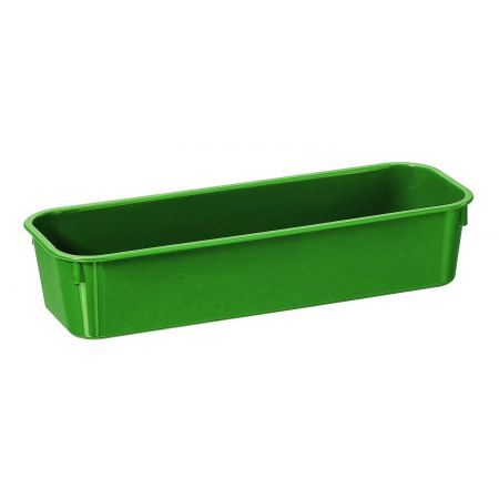 20cm Premium Extra Deep Seed Tray (with holes) Green - image 1
