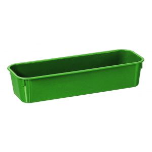 22cm Premium Extra Deep Seed Tray (with holes) Green