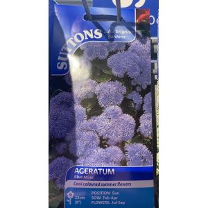 Ageratum Seeds - Blue Mink