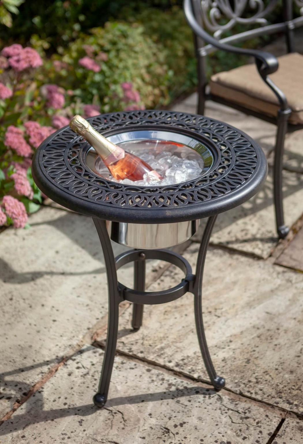 Amalfi Ice Bucket Table Bronze Welland Vale Garden Inspirations Uppingham