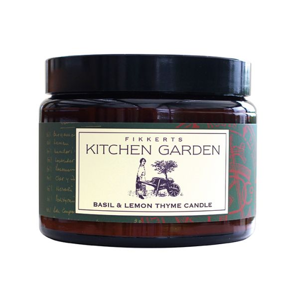 Basil & Lemon Thyme Candle 350g Welland Vale Garden Inspirations
