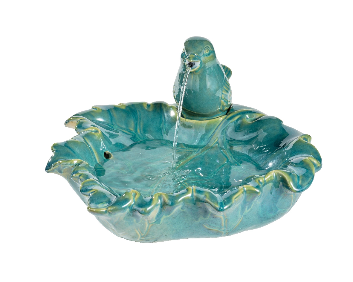 Bird Bath Green Fountain Welland Vale Garden Inspirations Uppingham