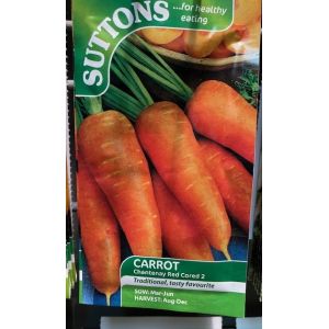 Carrot Seeds - Chantenay Red Cored 2