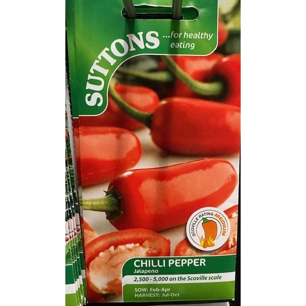 Pepper Chilli Seeds Jalapeno Welland Vale Garden Inspirations