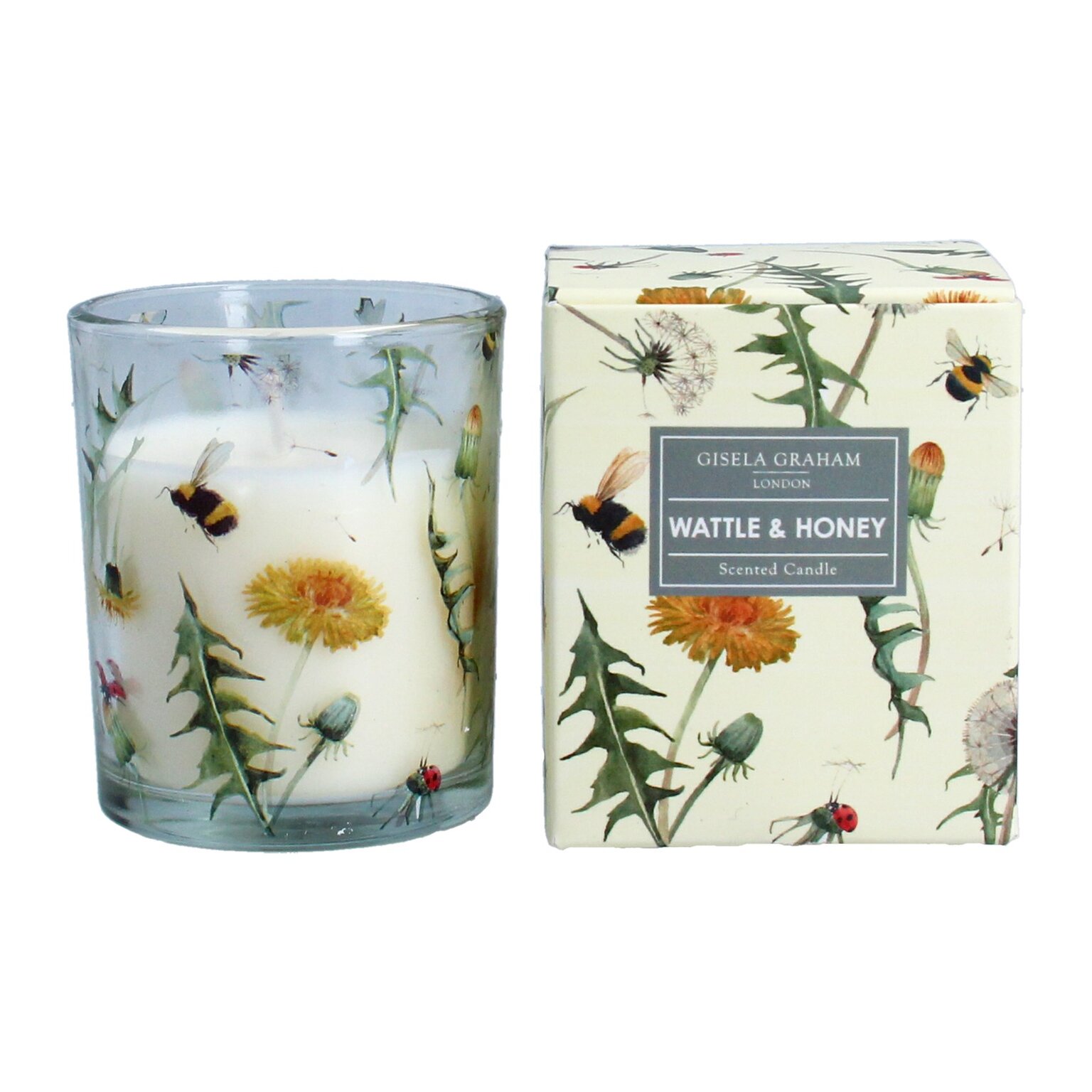 Dandelion & Insects Scented Mini Candle Pot Welland Vale Garden