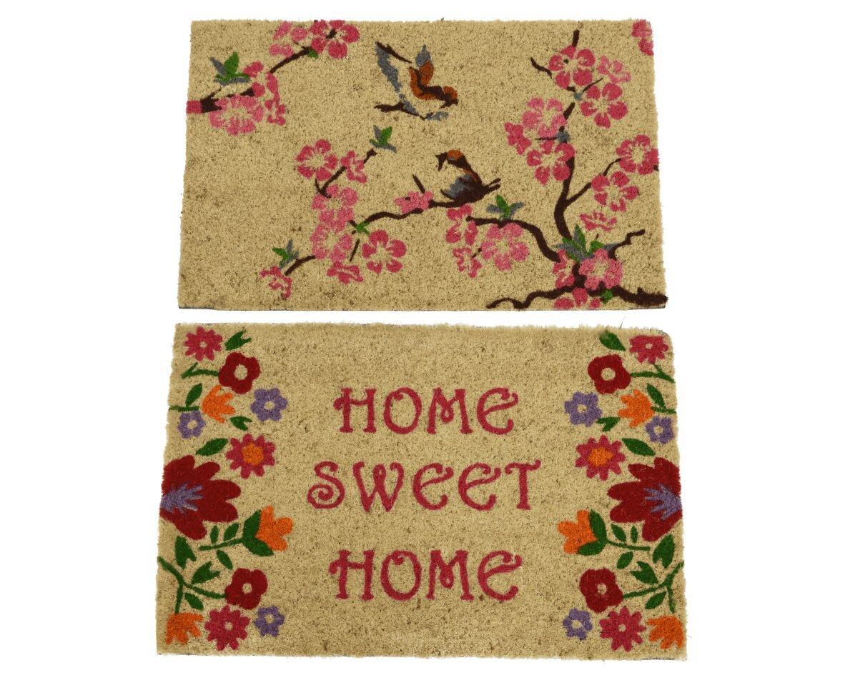 Doormat coir print 2ass outdoor Welland Vale Garden Inspirations