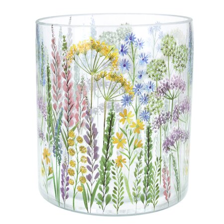Glass Nite Lite 13cm - Spring Meadow