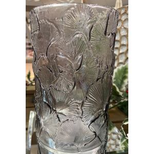 Grey Ginkgo Straight Vase 18x12x12cm