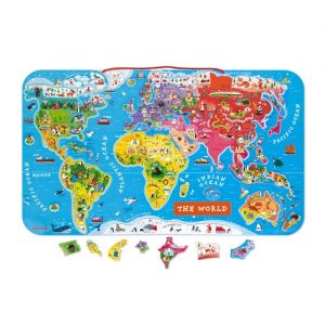 Magnetic World Puzzle English Version