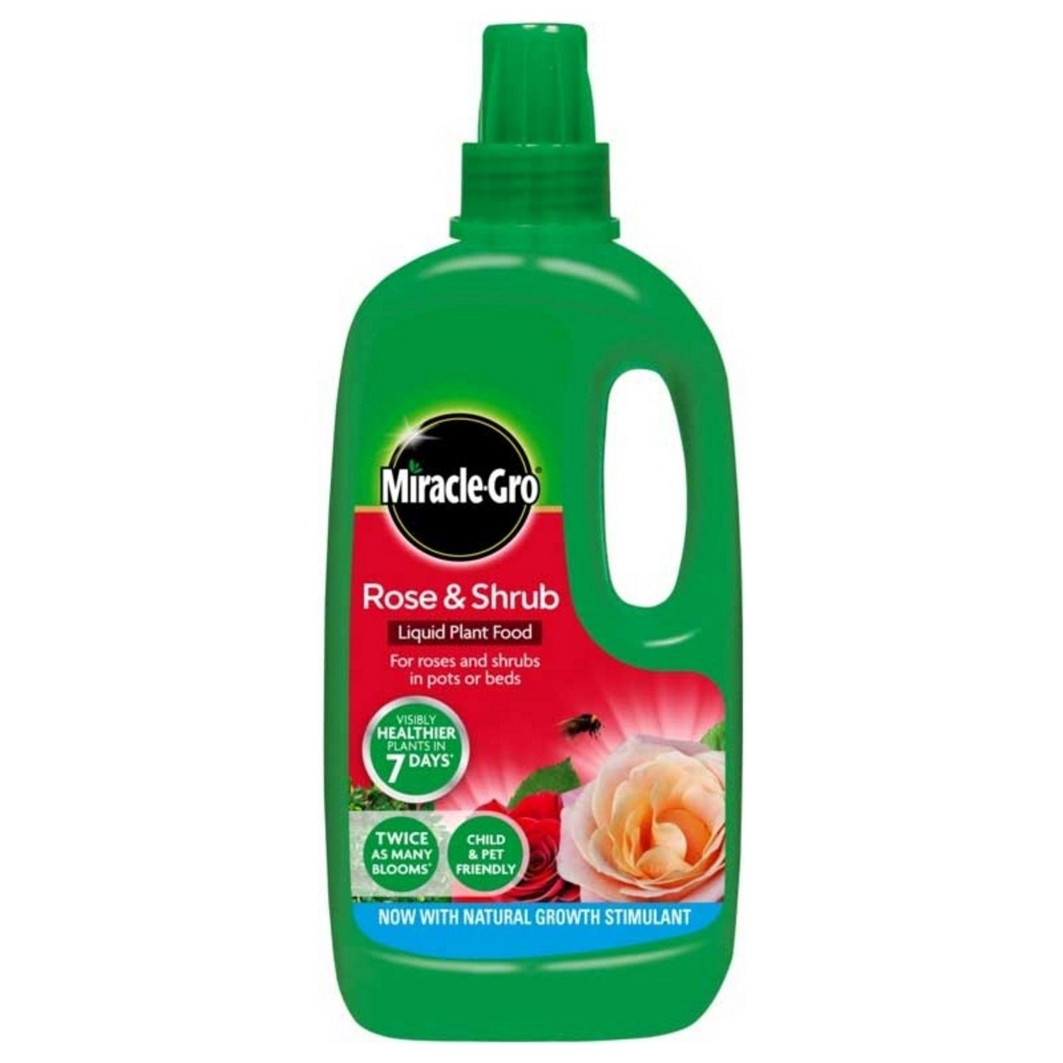 Miracle Grow Rose & Shrub Food 1L Liquid Welland Vale Garden