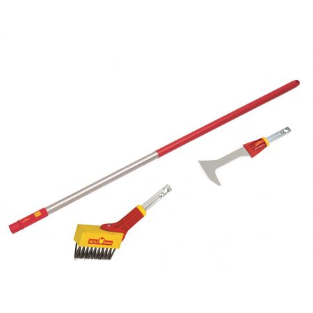 Mc Weeding Brush, Scraper & 150cm Handle