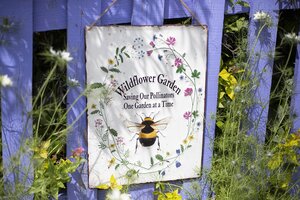 Wildflower Garden Sign