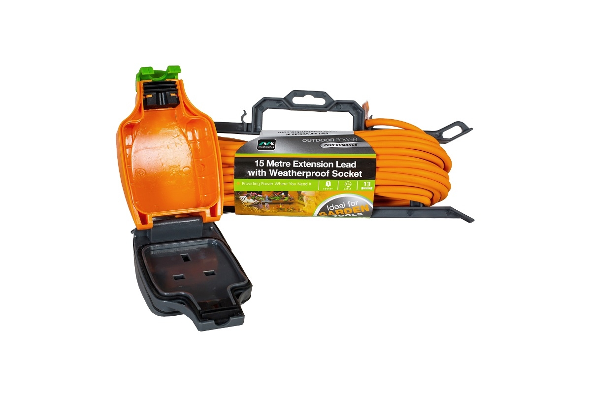 Weatherproof Extension Lead 15m Welland Vale Garden Inspirations