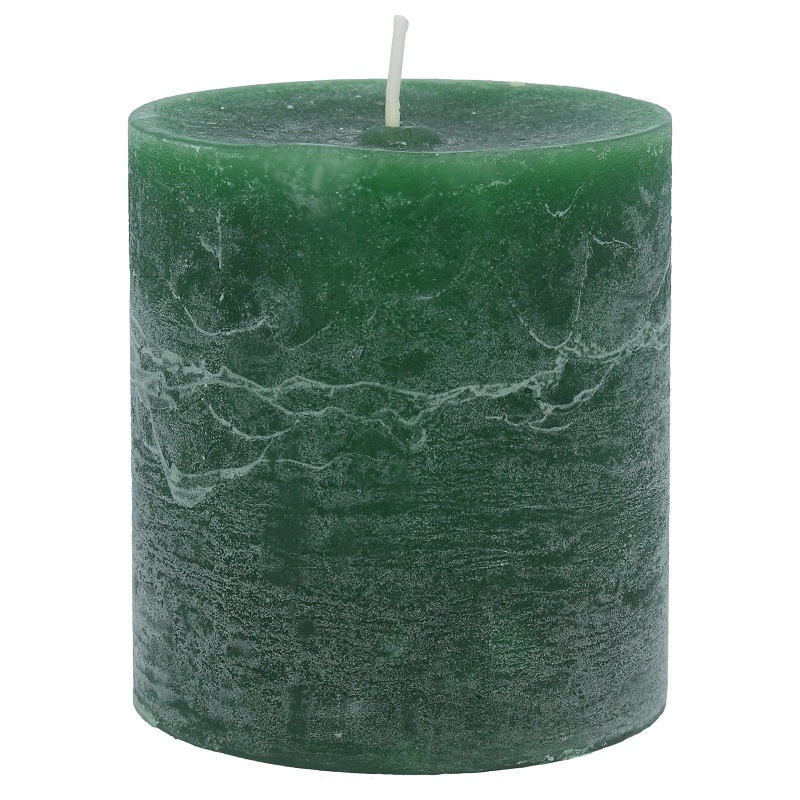 Dark Green Pillar Candle Welland Vale Garden Inspirations Uppingham
