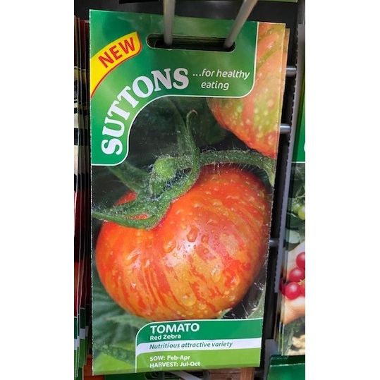 Tomato Seeds Red Zebra Welland Vale Garden Inspirations Uppingham