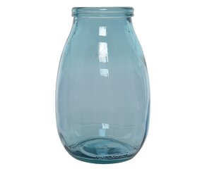 Vase glass - recycled shiny