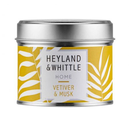 Vetiver & Musk Candle in a Tin