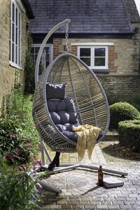 Westbury Hanging Chair (Ash Double Curve/Slate)