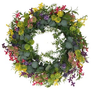 Wreath 67cm - Multi Flower/Leaf